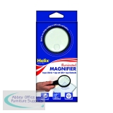 Helix Illuminated Magnifying Glass Hand Held 75mm Black MN1025
