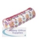 Helix Flower Design Cylindrical Pencil Case Pack of 6 MQ3255