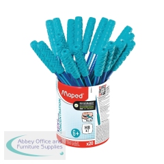 Maped Kidy Learn Pot of Pencils + Chew Top (Pack of 20) 854401