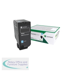 Lexmark CS/CX727 Return Programme 10K Toner Cartridge Cyan 75B20C0