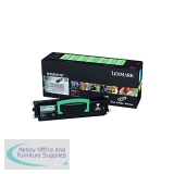 Lexmark E352 Black High Yield Return Program Toner Cartridge E352H11E