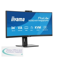 iiyama ProLite XCB3497WQSNPH-B1 34 inch Curved Monitor VA UWQHD XCB3497WQSNPH-B1