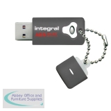 Integral Crypto Encrypted 4GB Grey USB Flash Drive INFD4GCRYPTO197