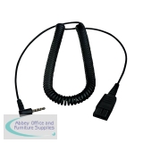 JAB02011 - Jabra Quick Disconnect (QD) to 3.5mm Jack Cable with Answer/End Button for Smartphones 8800-00-103