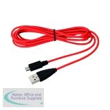 Jabra Evolve USB-A Cable 2m Tangerine 14208-30