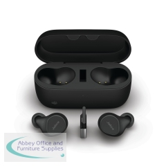 Jabra Evolve2 Wireless Bluetooth Ear Buds USB-A MS with Wireless Charging Pad 20797-999-989