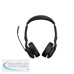 Jabra Evolve2 55 UC Stereo Headset USB-C with Charging Stand 25599-989-889