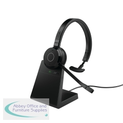 Jabra Evolve 65 TE USB-A UC Mono Headset with Stand 6693-833-499