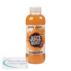 Juice Burst Orange and Passion Fruit 500ml (Pack of 12) JBRSTORGPAS500ML