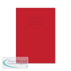 Hamelin Handwriting Book 4/16mm Lined 80 Page A4 Red (Pack of 50) 400185756