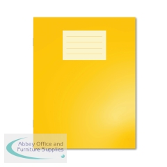 Hamelin Oxford Exercise Book 8mm Lined 80 Page 229x178mm Yellow (Pack of 100) 400136122