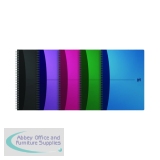 Oxford Poly Opaque Wirebound Notebook A4 Assorted (5 Pack) 100101918