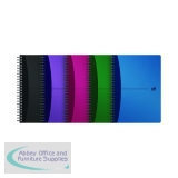 Oxford Poly Opaque Wirebound Notebook A5 Assorted (5 Pack) 100101300
