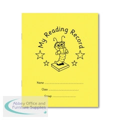 Hamelin Reading Record Book 40 Page 203x165mm Yellow (Pack of 100) 100102212