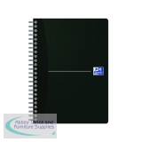 Oxford Card Cover Wirebound Notebook A5 Black (5 Pack) 100103627