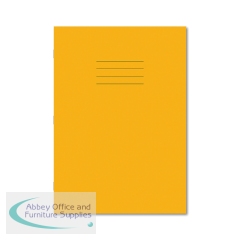 Hamelin Exercise Book 8mm Lined 80 Page A4 Yellow (Pack of 50) 100102311