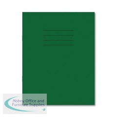 Hamelin Exercise Book 8mm Lined 80 Page 229x178mm Dark Green (Pack of 100) 100101417