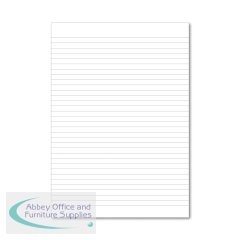 Hamelin Loose Leaf Paper 8mm Lined 1000 Page Unpunched No Margin A4 (Pack of 5) 100100776