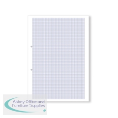 Hamelin Loose Leaf Graph Paper 10mm 1000 Page Punched 2 Hole A4 (Pack of 5) 100104375