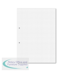 Hamelin Loose Leaf Paper 5mm Squared 1000 Page Punched 2 Hole A4 (Pack of 5) 100103318