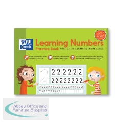 Hamelin Oxford Learn To Write Learning Numbers Book 32 Page A4 (Pack of 100) 100080207