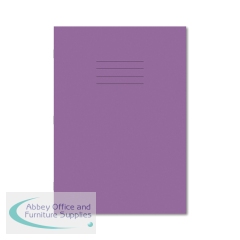 Hamelin Exercise Book 8mm Lined 64 Page A4 Purple (Pack of 50) 100106010