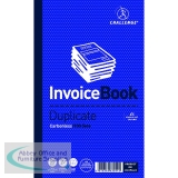 Challenge Duplicate Invoice Single VAT Column Book 100 Sets 210x130mm (Pack of 5) 100080412