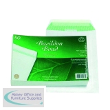 Basildon Bond C5 Pocket Envelope Plain White (Pack of 50) B80277