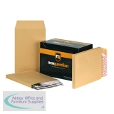 New Guardian C4 Envelopes Gusset Peel and Seal 130gsm Manilla (100 Pack) E27266