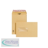 New Guardian C5 Envelopes Window Pocket Peel and Seal 130gsm Manilla (250 Pack) F26639