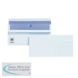 Plus Fabric DL Envelopes Wallet Self Seal 120gsm White (Pack of 500) H25470