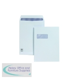 Plus Fabric C4 Envelope Pocket Window Self and Seal 120gsm White (250 Pack) H27070