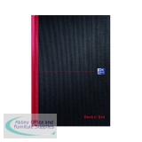 Black n\' Red Casebound Hardback Double Cash Book 192 Pages A4 (Pack of 5) 100080514