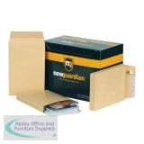 New Guardian Envelope Gusset Peel and Seal 241x165x25mm 130gsm Manilla (100 Pack) L27306