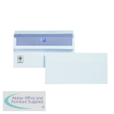 Plus Fabric DL Envelopes Wallet Self Seal 120gsm White (250 Pack) M23270