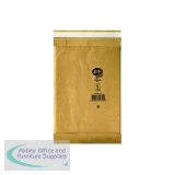 Jiffy Padded Bag Size 3 195x343mm Gold PB-3 (Pack of 100) JPB-3