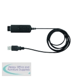 JPL USB/Jabra GN Quick Disconnect Bottom Lead Cable With Universal Connection Lead Black BL-053+GN