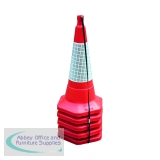 Red Standard One Piece Cone 750mm (5 Pack) JAA060-220-615