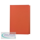Guildhall Square Cut Folder Mediumweight Foolscap Orange (100 Pack) FS250-ORGZ