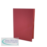 Guildhall Square Cut Folder Mediumweight Foolscap Red (100 Pack) FS250-REDZ