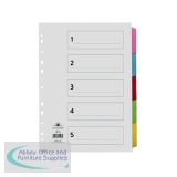 Concord 5-Part Printed Index Subject Dividers A4 71198/PJ11