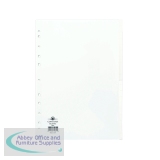 Concord Divider 20-Part A4 150gsm White 79601