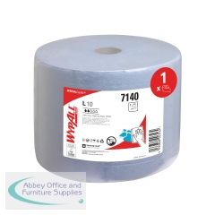 Wypall L10 General Clean Light Duty Wipes Extra Large Roll Blue 7140