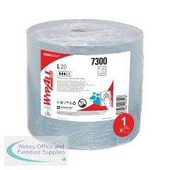Wypall L20 General Clean Medium Duty Wipes Large Roll Blue 7300