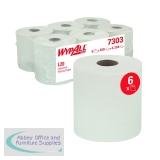 Wypall L20 Wiper Centrefeed Roll White (6 Pack) 7303