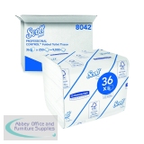 Scott Toilet Tissue Refills 250 Sheets Bulk (36 Pack) 8042