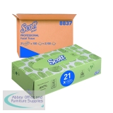 Scott Facial Tissues Box 100 Sheets (21 Pack) 8837