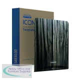 Kimberly Clark ICON Faceplate For Auto Roll Hand Towel Dispenser Ebony Woodgrain 58830
