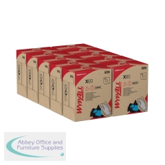 WypAll X60 General Clean Pop-Up Box Cleaning Cloths White (Pack of 10) 8266
