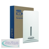 KC ICON Faceplate for Folded Toilet Paper Dispenser White Mosaic 58779